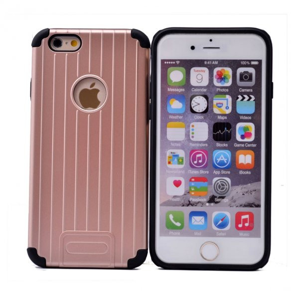 İPhone 6s Plus İçi Yumuşak Dışı Sert Kapak Kılıf 4