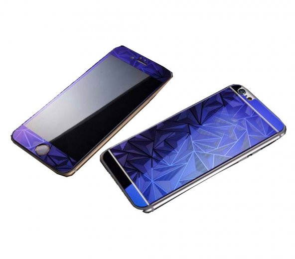 Teleplus İPhone 6 Plus Desenli Cam Ekran Koruyucu ÖN + ARKA - 4