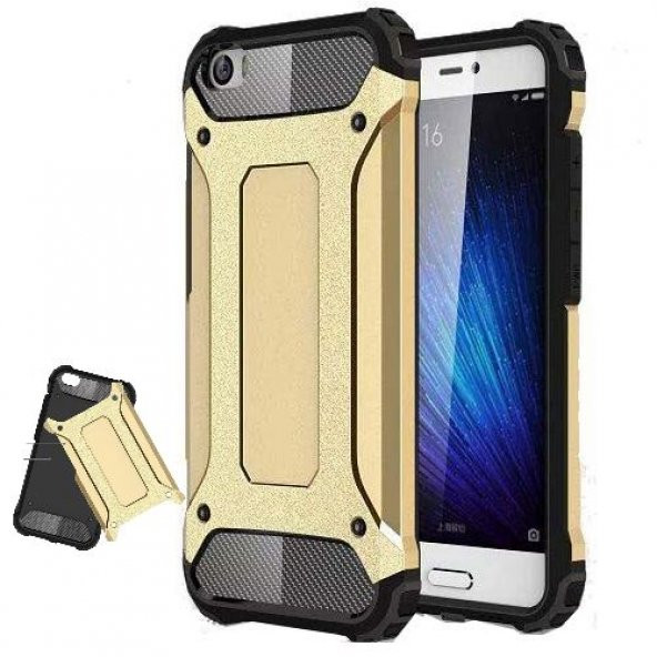 Teleplus Xiaomi Mi5 Çift Katmanlı Tank Kapak Kılıf - 2