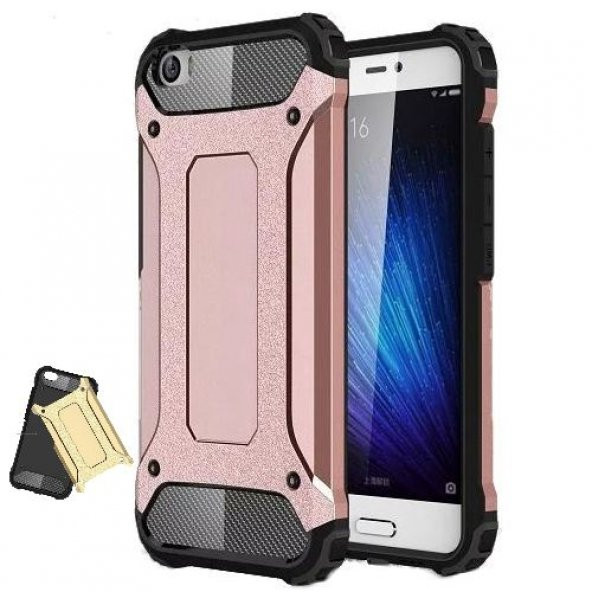 Teleplus Xiaomi Mi5 Çift Katmanlı Tank Kapak Kılıf - 3