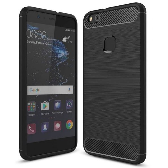 Teleplus Huawei P10 Lite Özel Karbon ve Silikonlu Kılıf - 2