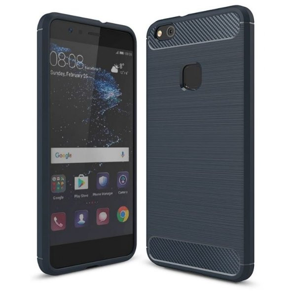 Teleplus Huawei P10 Lite Özel Karbon ve Silikonlu Kılıf - 6
