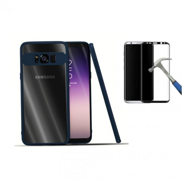 Teleplus Samsung Galaxy S8 Plus Kamera Koruma Silikon Kılıf  + Full Kapatan Cam - 3