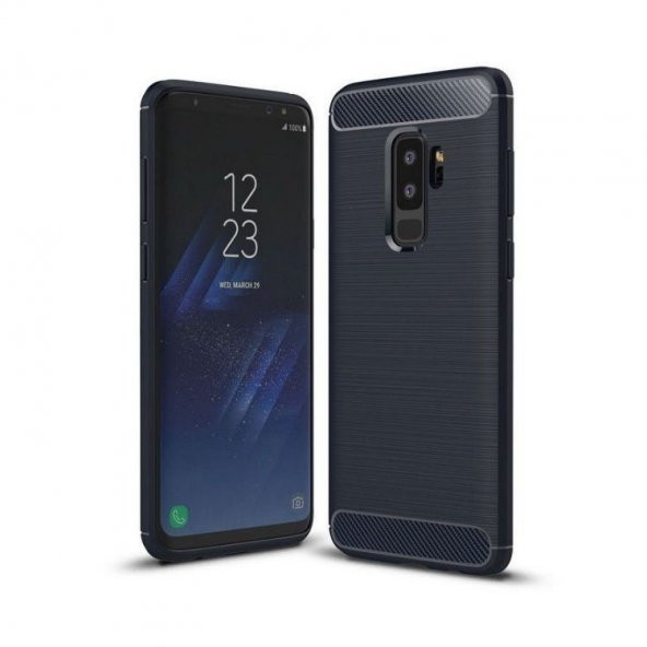Teleplus Samsung Galaxy S9 Plus Kılıf Özel Karbon ve Silikonlu - 3