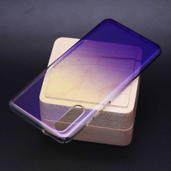 Teleplus Huaweı P20 Pro Gökkuşağı Sert Kapak Kılıf  + Nano Ekran Koruyucu - 5