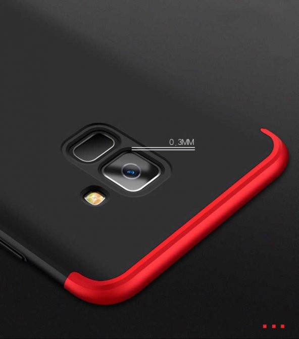 Teleplus Samsung Galaxy A6 2018 Plus 360 Full Korumalı Kapak - 6