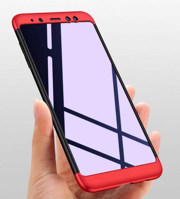 Teleplus Samsung Galaxy A6 2018 Plus 360 Full Korumalı Kapak - 11