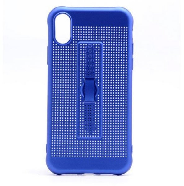 iPhone XS Kılıf Parmaklı Delikli Rubber Kapak - 3