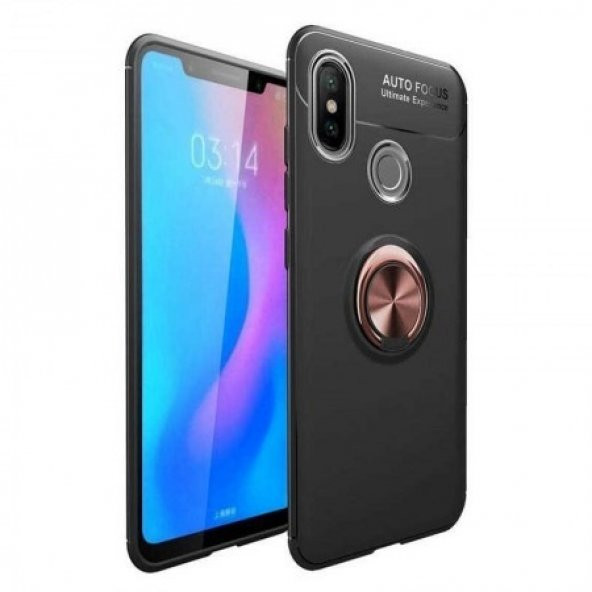 Teleplus Xiaomi Mi 6X Ravel Yüzüklü Silikon Kılıf  + Nano Ekran Koruyucu - 4