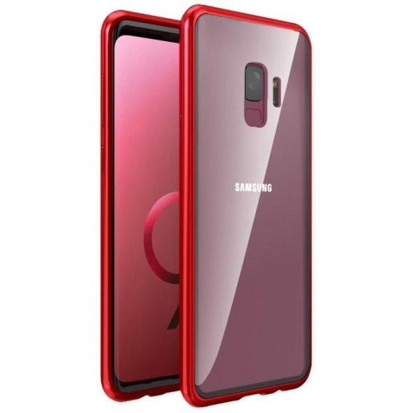 Teleplus Samsung Galaxy S9 Plus Kılıf Metal Mıknatıslı 360 Kapak - 4