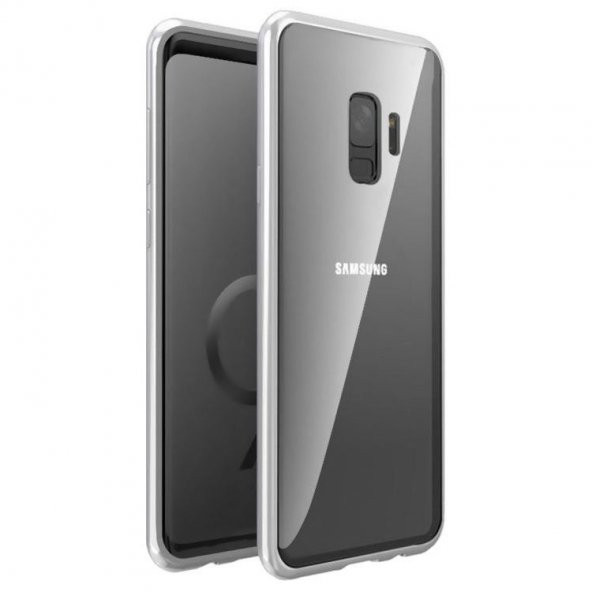 Teleplus Samsung Galaxy S9 Plus Kılıf Metal Mıknatıslı 360 Kapak - 7