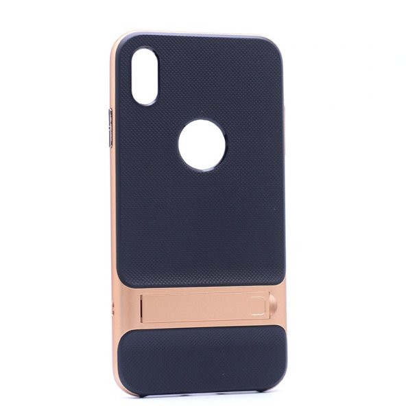 Teleplus iPhone XS Max Kılıf (Plus) Standlı Silikon   + Nano Ekran Koruyucu - 3