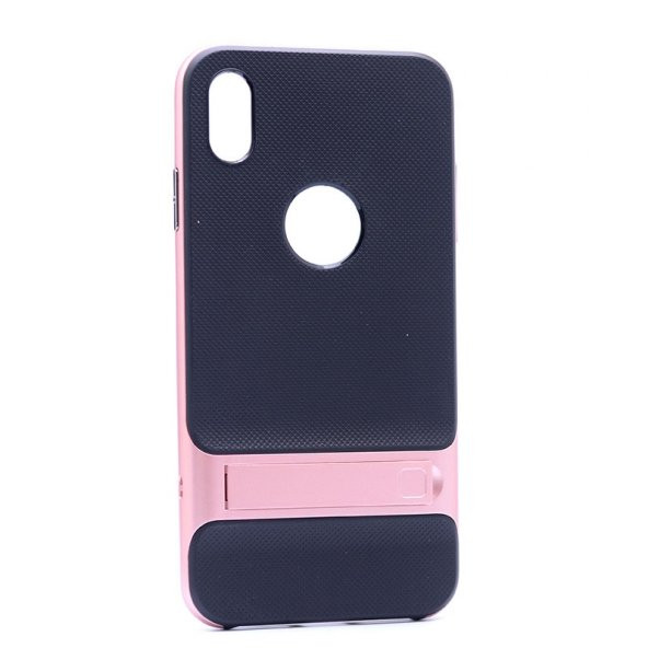 Teleplus iPhone XS Max Kılıf (Plus) Standlı Silikon   + Nano Ekran Koruyucu - 5