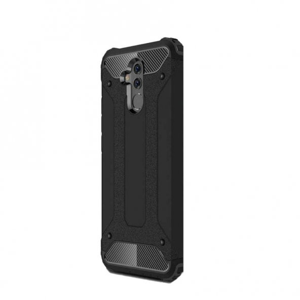 Teleplus Huawei Mate 20 Lite Çift Katmanlı Tank Kapak Kılıf  + Cam Ekran Koruyucu - 2