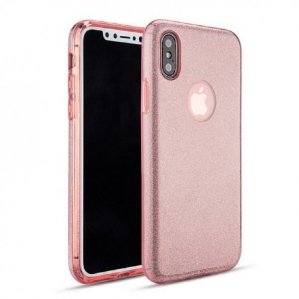 Teleplus iPhone XR Kılıf Lüks Simli Silikonlu - 3