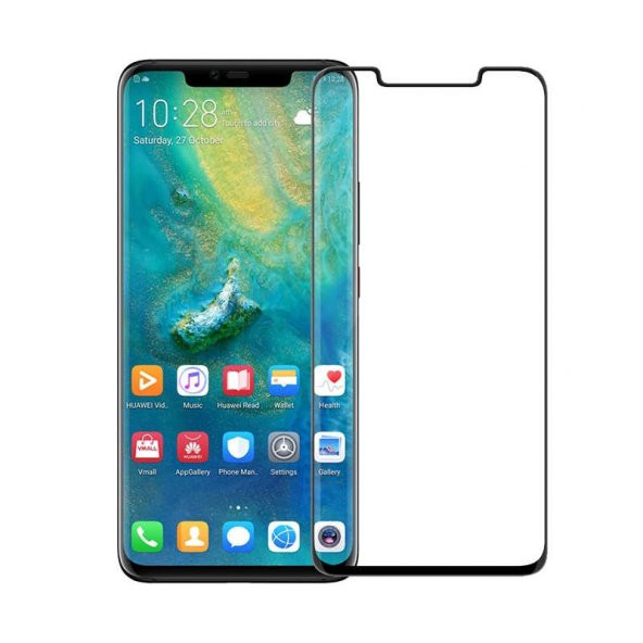 Teleplus Huawei Mate 20 Pro Darbe Korumalı Silikon Kılıf  + Tam Kapatan Cam - 2