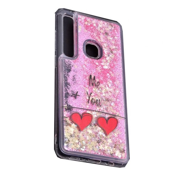 Teleplus Samsung Galaxy A9 2018 Lüks Sulu Desenli Silikonlu Kılıf  + Nano Ekran Koruyucu - 3