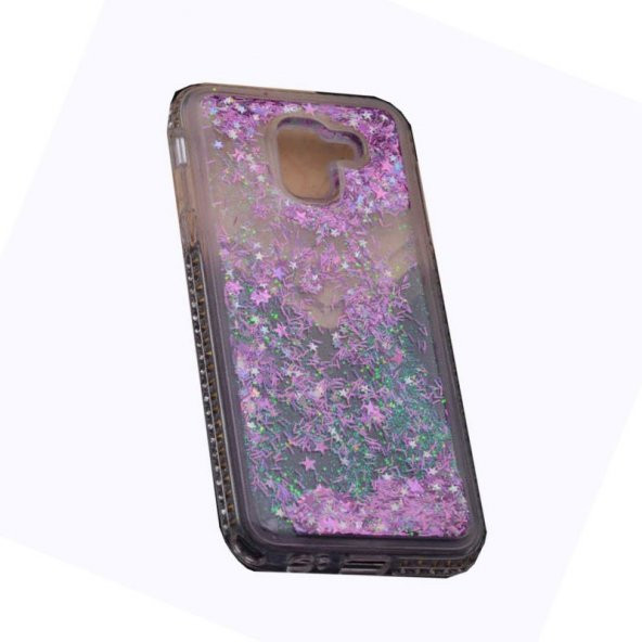 Teleplus Samsung Galaxy S9 Plus Kılıf Sıvılı Taşlı Lüks Silikon - 2