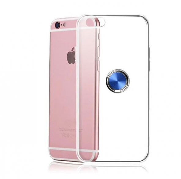 Teleplus iPhone 7 Ultra Şeffaf Yüzüklü Silikon Kılıf  + Nano Ekran Koruyucu - 9