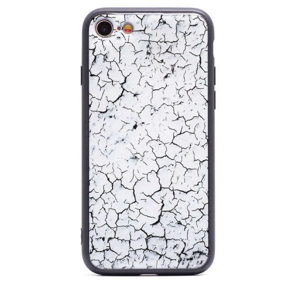 Teleplus iPhone 6s Pane Mermer Desenli Silikon Kılıf  + Nano Ekran Koruyucu