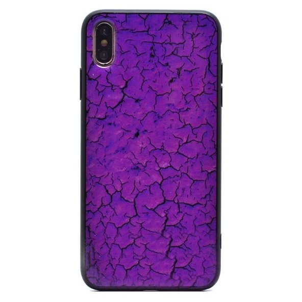 Teleplus iPhone XS Max Kılıf (Plus) Pane Mermer Desenli Silikon + Nano Ekran Koruyucu - 11