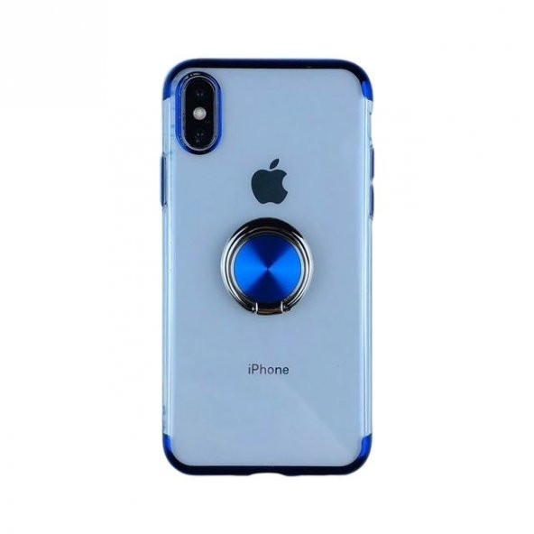 Teleplus iPhone XR Kılıf Lazer Yüzüklü Silikonlu - 5