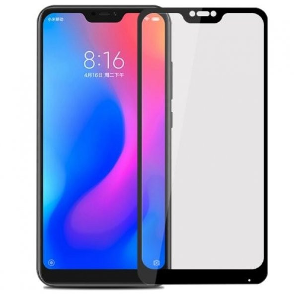 Teleplus Xiaomi Mi 8 Lite Kılıf Ultra Soft Negro Karbon Silikon   + Tam Kapatan Cam - 2