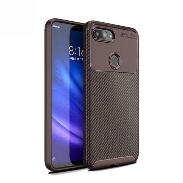 Teleplus Xiaomi Mi 8 Lite Kılıf Ultra Soft Negro Karbon Silikon   + Tam Kapatan Cam - 3