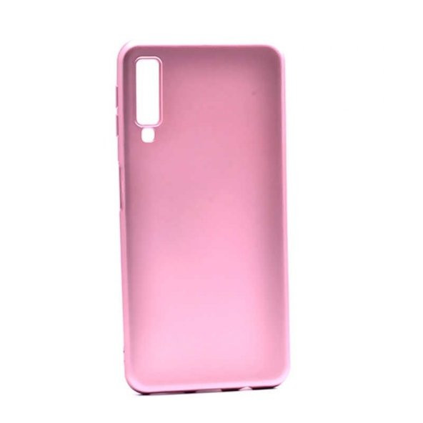 Teleplus Samsung Galaxy A7 2018 Lüks Silikonlu Kılıf  + Tam Kapatan Cam - 5