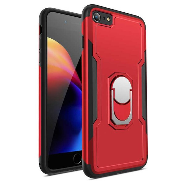 Teleplus iPhone 7 Bon Sert Plastik Kılıf Kapak  + Nano Cam Ekran Koruyucu - 3