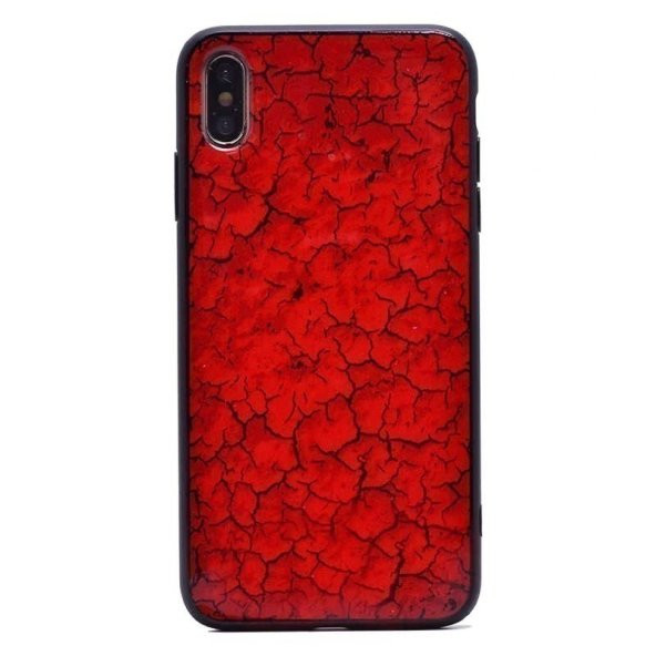 Teleplus iPhone XS Max Kılıf (Plus) Pane Mermer Desenli Silikon + Nano Ekran Koruyucu - 5