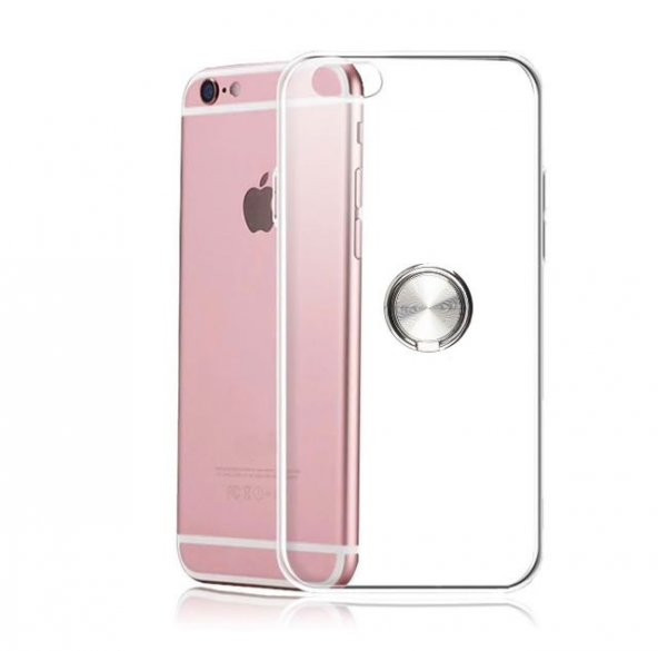 Teleplus iPhone 7 Ultra Şeffaf Yüzüklü Silikon Kılıf  + Nano Ekran Koruyucu - 5