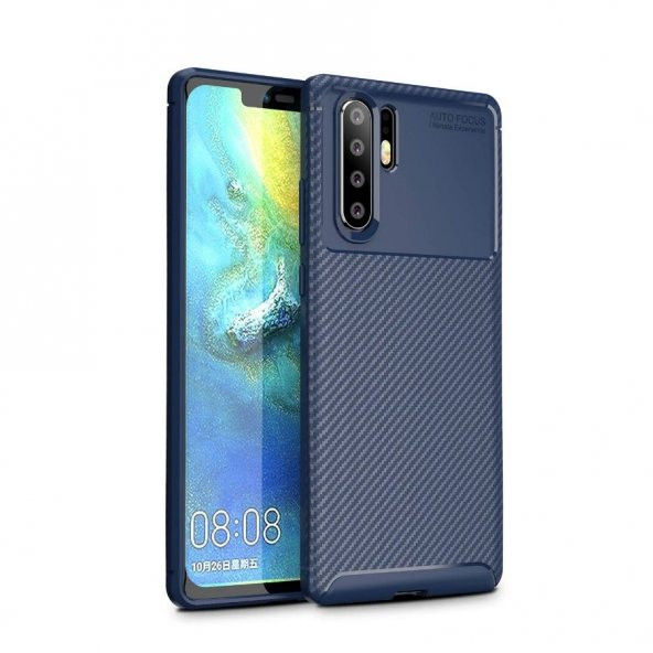 Teleplus Huawei P30 Pro Negro Karbon Silikon Kılıf - 3