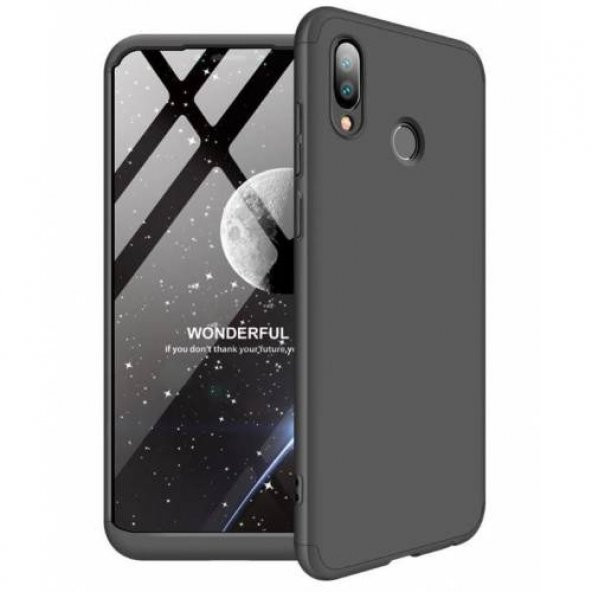 Teleplus Huawei P Smart 2019 360 Full Korumalı Ays zore Sert Kılıf  + Nano Ekran Koruyucu - 1