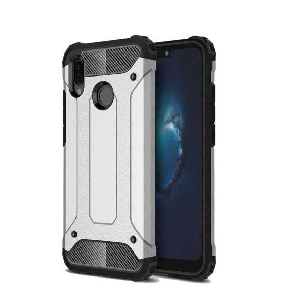 Teleplus Samsung Galaxy M30 Kılıf Çift Katmanlı Tank Kapak   + Nano Ekran Koruyucu - 9