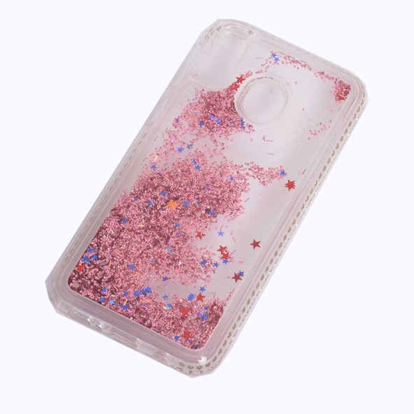 Teleplus Samsung Galaxy M20 Kılıf Sulu Taşlı Silikon - 3