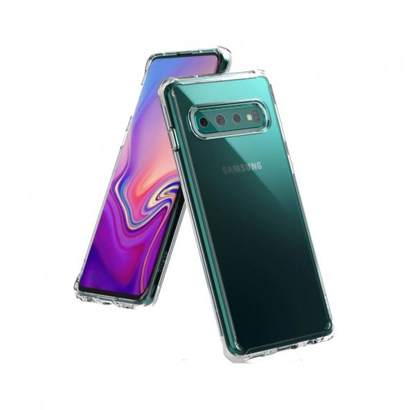 Teleplus Samsung Galaxy S10 Kılıf Renkli Darbe Koruma Silikon - 2