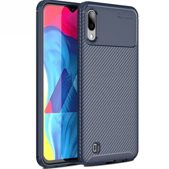 Teleplus Samsung Galaxy A10 Kılıf Negro Karbon Silikon   + Nano Ekran Koruyucu - 5