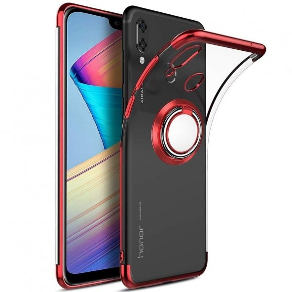 Teleplus Huawei P30 Lite Lüks Lazer Yüzüklü Silikon Kılıf  + Nano Ekran Koruyucu - 3