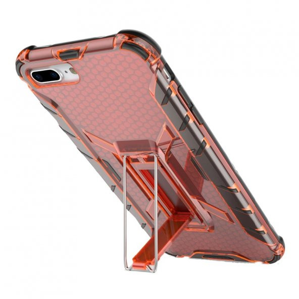 Teleplus iPhone XS Kılıf Darbe Korumalı Standlı Kapak   + Nano Ekran Koruyucu - 11