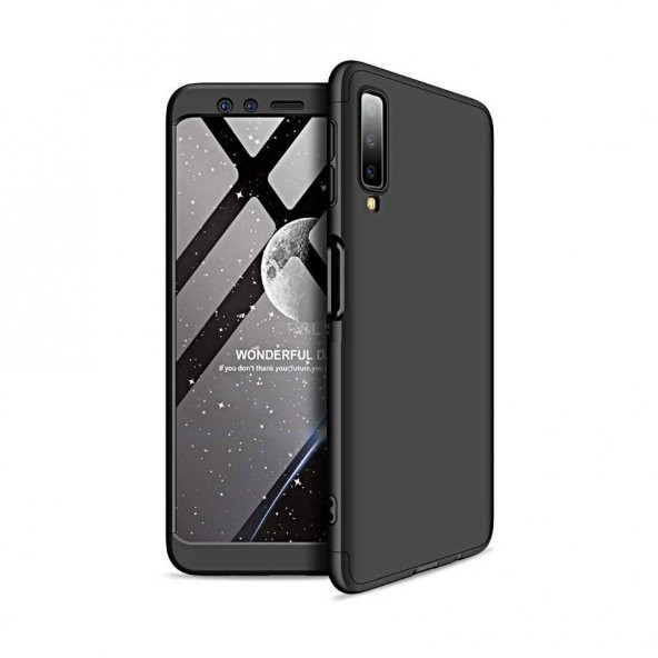 Teleplus Samsung Galaxy A50 Kılıf 360 Full Koruma Sert Kapak   + Nano Ekran Koruyucu