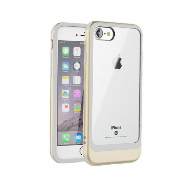 Teleplus Roar iPhone 8 Ultra Thin Ace Sert Plastik Kılıf Kapak  + Nano Cam Ekran Koruyucu - 5