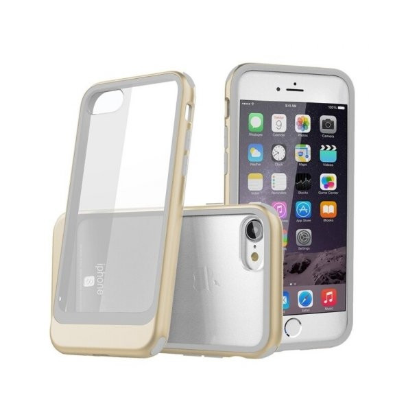 Teleplus Roar iPhone 8 Ultra Thin Ace Sert Plastik Kılıf Kapak  + Nano Cam Ekran Koruyucu - 11