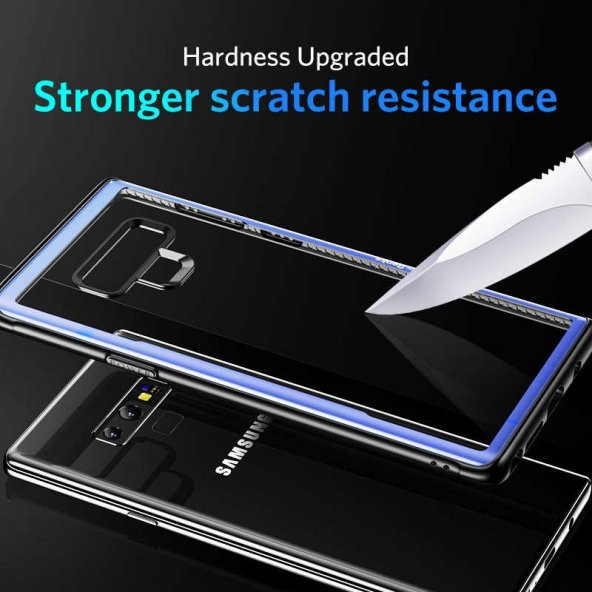 Teleplus Benks Samsung Galaxy Note 9 Kılıf Shiny Cam Craft Sert Kapak  + Full Yapışan Cam - 2