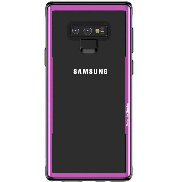 Teleplus Benks Samsung Galaxy Note 9 Kılıf Shiny Cam Craft Sert Kapak  + Full Yapışan Cam - 9