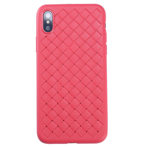 Teleplus Benks iPhone X Kılıf Weavelt Tpu Hasır Silikon  + Tam Kapatan Cam - 5