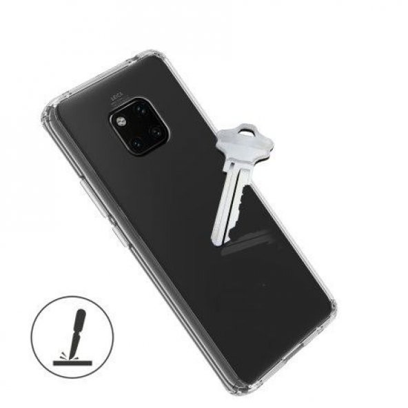Teleplus Benks Huawei P30 Pro Kılıf Magic Kristal Sert Kapak  + Full Yapışan Cam - 2