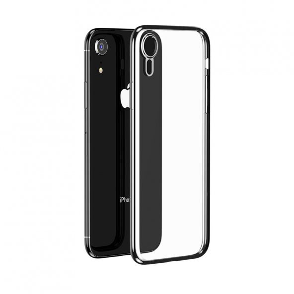 Teleplus Benks iPhone XR Kılıf Electroplating Tpu Lazer Silikon  + Tam Kapatan Cam - 5
