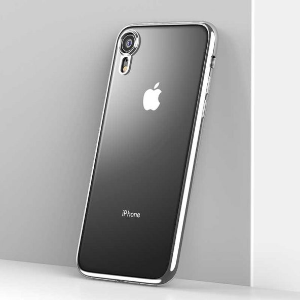 Teleplus Benks iPhone XR Kılıf Electroplating Tpu Lazer Silikon  + Tam Kapatan Cam - 7