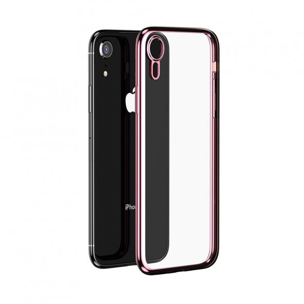 Teleplus Benks iPhone XR Kılıf Electroplating Tpu Lazer Silikon  + Tam Kapatan Cam - 9